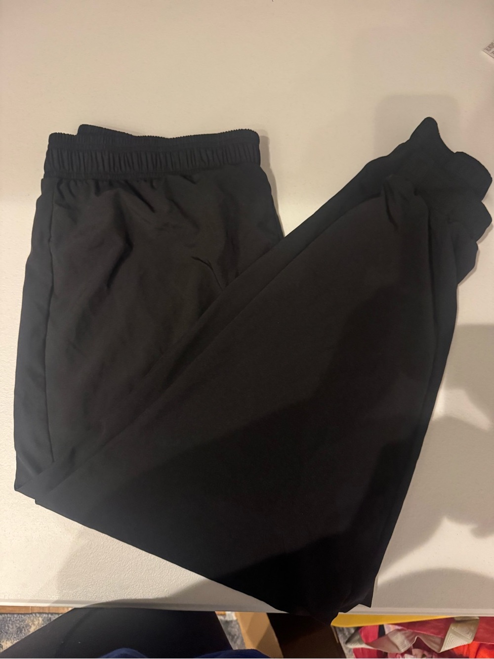 LuLaRoe Infinite Black Elastic-Waist Joggers